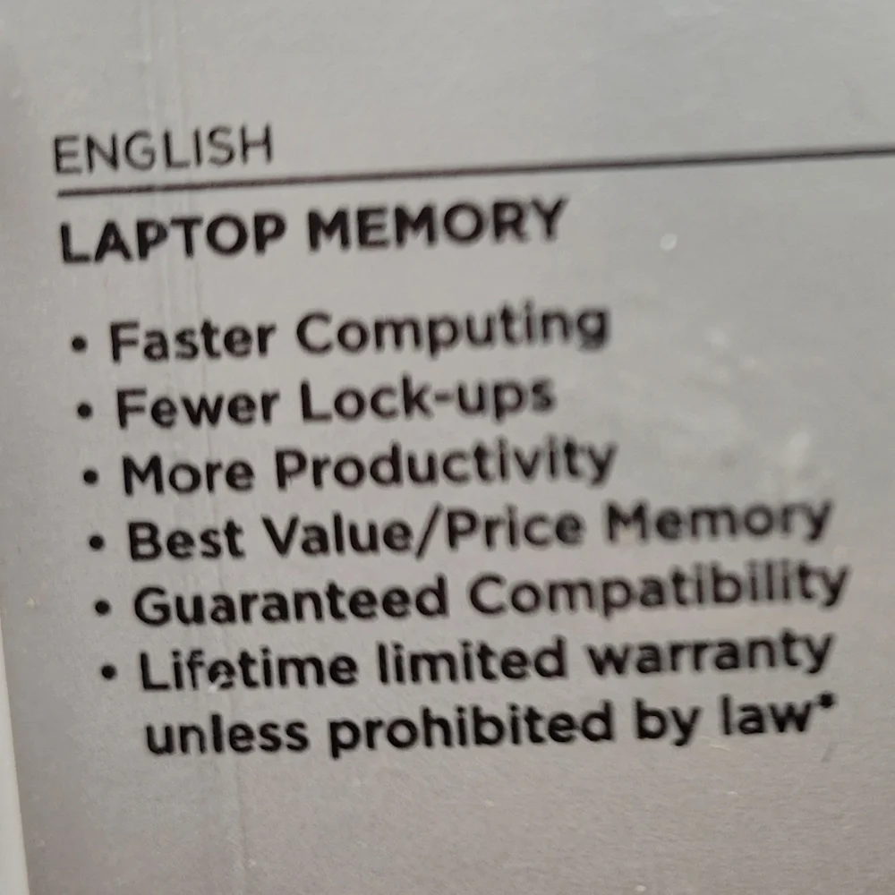 CORSAIR LAPTOP MEMORY 8GB 2X4GB DDR3 1066MHZ LIFETIME LIMITED WARRANTY NEW